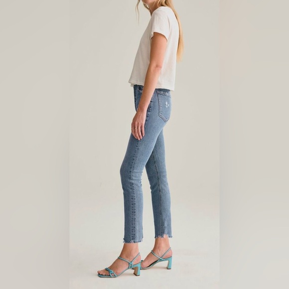 Agolde Nico High Rise Slim Fit Jeans - Picture 3 of 4